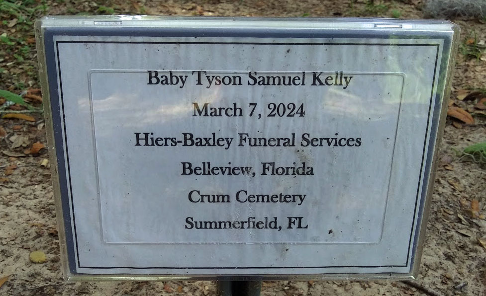 Headstone for Kelly, Tyson Samuel